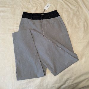 New with tag Jason Wu Denim&Seersucker Pants Size 4
